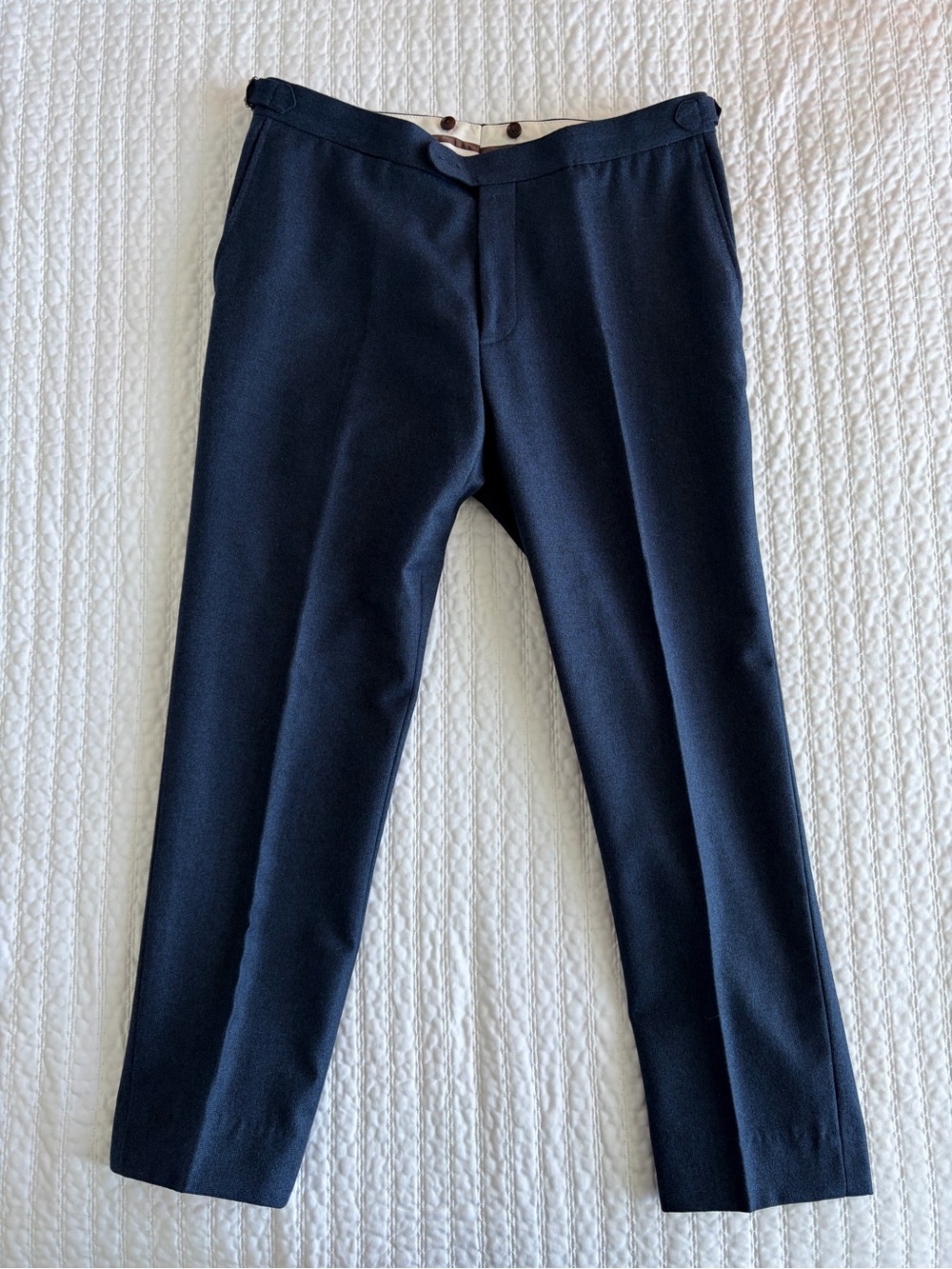 Suitsupply La Spalla Wool/cashmere blend dress pants US 35
